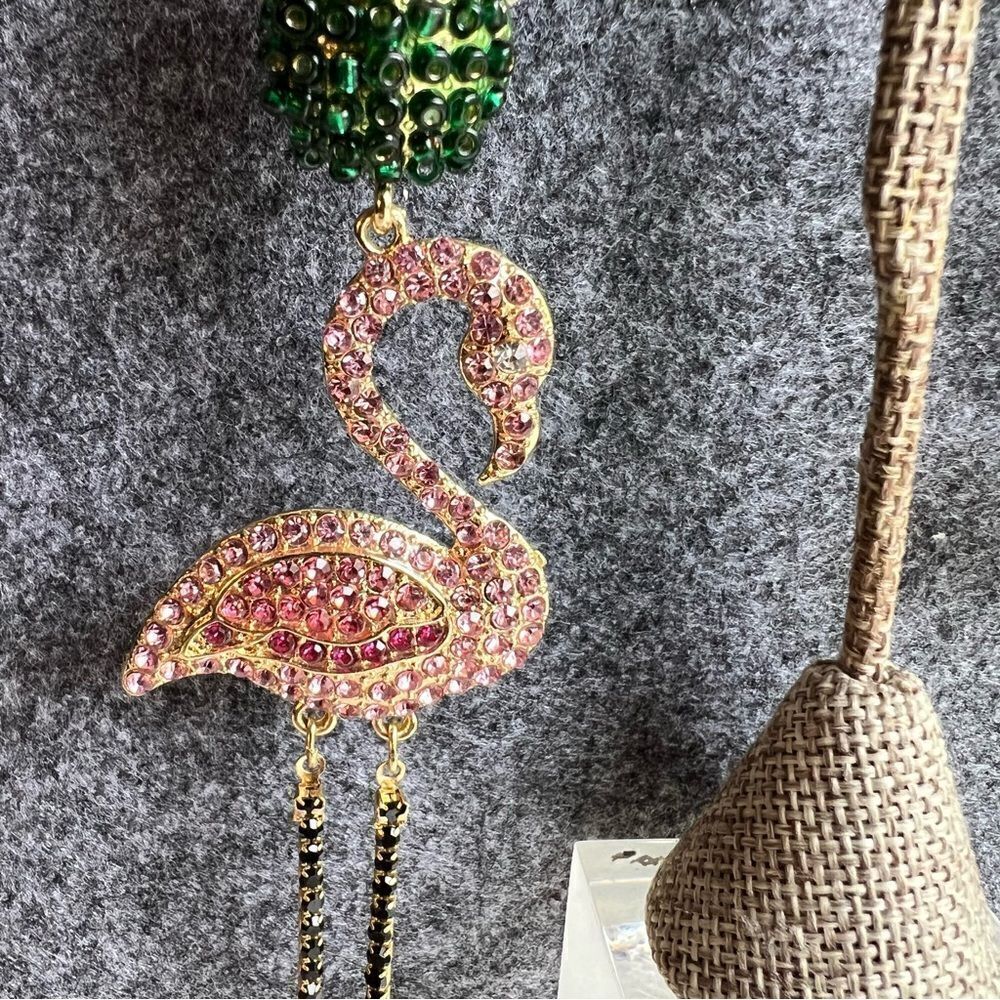 Flaming Earrings. Statement Sparkly Dangle Earrin… - image 7